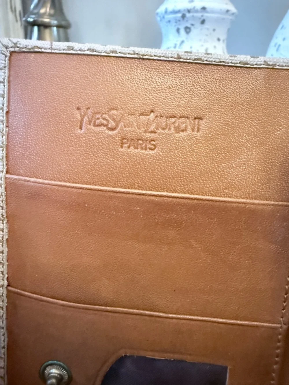 Vintage Yves Saint Laurent Monogram Wallet - Picture 3 of 16